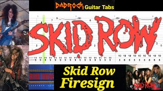 Firesign - Skid Row - Guitar + Bass TABS Lesson