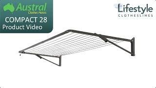 Austral Compact 28 Fold  Down Clothesline Product Video