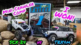 Mini Crawler Comp at RCE - TRX4M and SCX24