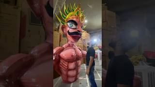 Best Ravan Ever Body Builder Ravan #ravanmaking #dussehra2024 #ravanmarket #shortsviral #shortvideo