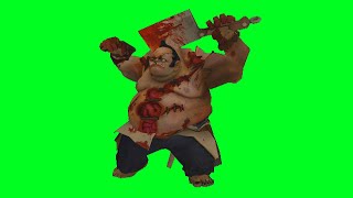 Pudge dancing green screen