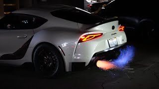 SUPRA SHOOTS FLAMES & THEN BREAKS! *CRAZY LOUD*