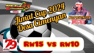 live//rw15 vs rw10//score 1-0//seepak bola jimat cup desa cimenyan 2024⚽