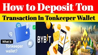 How to Deposit Ton Transaction In Tonkeeper Wallet #Ton #tonkeeper  #tonkeeperwallet  #crypto