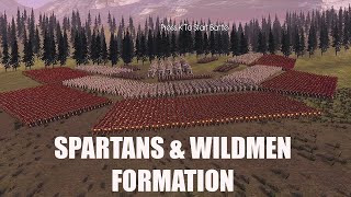 SPARTANS & WILDMEN | FORMATION | ULTIMATE EPIC BATTLE SIMULATOR