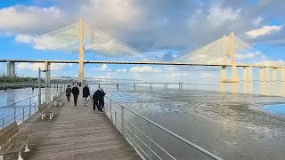 Vasco da Gama: Centro to Bridge Walk in Lisbon, Part 4