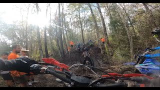 2024 Mondon Hill FTR Hare Scramble - Beginner Class 2nd Place - Husqvarna FE 350