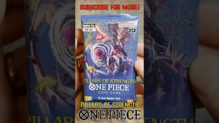 🏴‍☠️ One Piece Pack Opening - Pillars of Strength OP-03 #onepiece #shorts #waifu #luffy #manga