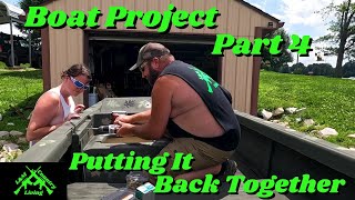 Boat Project part 4 (Putting It Back Together)