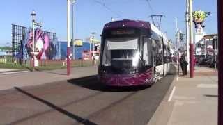 Flexity trams at Blackpool 26th September 2015