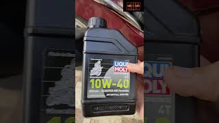 Liqui Moly Oil Additive MOS2 Shooter In All Scooters #shorts #liquimoly #ytshorts