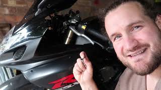 How o Change Clutch Lever - Suzuki GSXR600 K6 2006 - (Broken Clutch Lever)