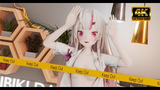 【Hololive MMD】百鬼あやめ 潤羽るしあ 紫咲シオン「Caramell Dansen」4K