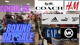 Boxing Day Sale in Canada | Winter Boot Deals | Calgary Cross Iron Mall | 2 States in Canada