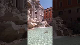 Up and close to Rome Architecture of Fontana di Trevi in Rome Italy #fontana #trevi #italy #italya