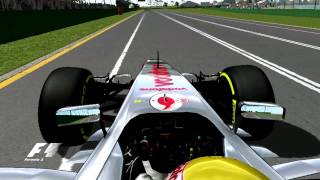 F1 2012 Lewis Hamilton Onboard lap Melbourne