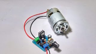 make a simple dc motor speed controller