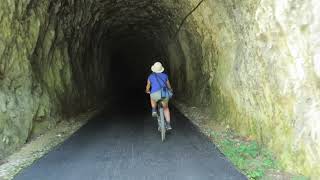 2020 Uzice, riding along the abandoned train line, Serbia