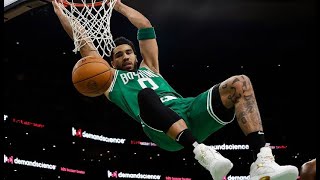 JAYSON TATUM MONSTER DUNKS AND OFFENSE HIS THE 3RD OVERALL PICK IN 2017 NBA DRAFT