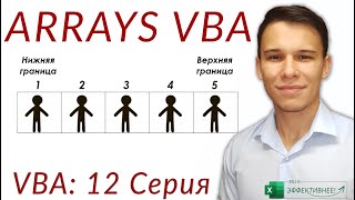 Arrays VBA - Одна переменная для множества значений! - (Серия VBA 12)