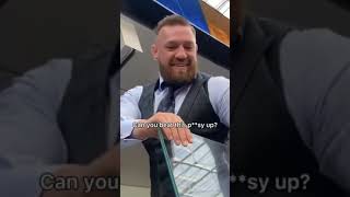 Girl asked Conor Mcgregor an awkward question 😂 🤣