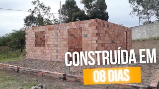 CONSTRUÇÃO RÁPIDA - CASA CONSTRUÍDA EM 08 DIAS