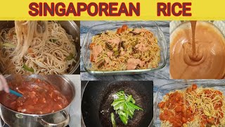 Singaporean rice recipe/ How to make singaporean rice/ best and easy singaporean rice