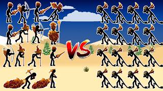 GIANT LEADER vs LAVA GIANT, MAGIKILL, SWORDWRATH, ZOMBIE || STICK WAR LEGACY