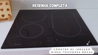 RESENHA Cooktop de INDUÇÃO 4 Bocas MIDEA FreeZone - Link na Descrição | AcheAqui Por Naiara Diogo