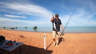 SOLO DRONE FISHING Broome Roebuck Red Beach Western Australia: The Ultimate #Broome Experience