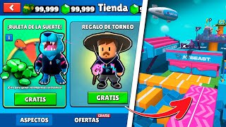 🤑MR BEAST LLEGA a STUMBLE GUYS con "NUEVAS SKINS" PARA TODO EL MUNDO y UN NUEVO MAPA INCREIBLE...😱