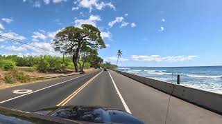 Drive from Lahaina down to the Pali, Maui, Hawaii.