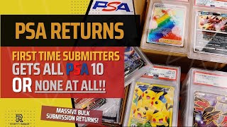 FIRST TIMERS GOT SHOCKING RESULTS! | PSA Returns (Oct 2022 Bulk)