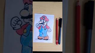 Mario art #viral #shorts#kids  #youtubeshorts #mario #anime