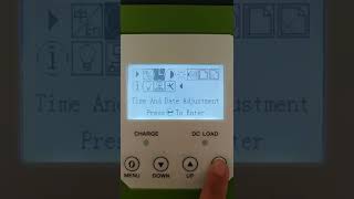 How to set the time and language of MPPT controller in solar power system