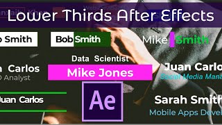 Create Lower Thirds in Adobe After Effects