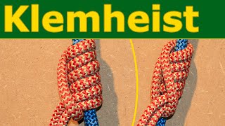 How to tie the Klemheist knot? [Machard knot]