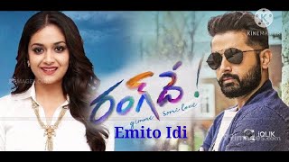 Emito Idhi song whatsapp status telugu | Black screen video | keerthy suresh | Rang de