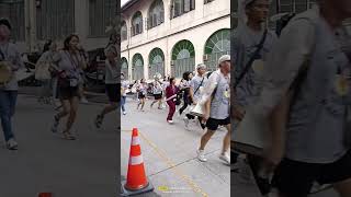 Running at the Christmas parade #shorts #viral #viralvideo #parade #christmas