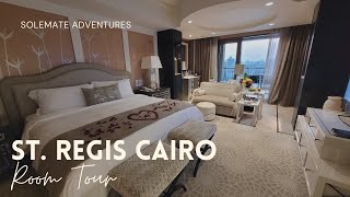 St. Regis Cairo | 4K Astor Room with Nile View Room Tour including Buffet Breakfast