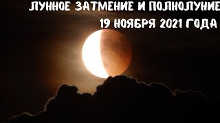 19 ноября 2021 года Лунное затмение и полнолуние  Тело делает то что не понимает голова