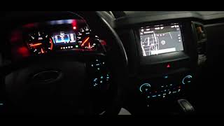 Ford Ranger Raptor 2019 Instrument Panel and Switch Lights Dimming and Brightness