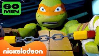 Черепашки-ниндзя | 60 МИНУТ пранков и битв Майки! 💥 | Nickelodeon Cyrillic