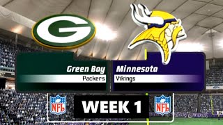 Week 1 Packers vs Vikings