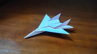 How To Make An Origami Airplane F15 Jet Fighter - Jet Fighter F15 Paper