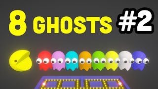 Pacman vs 8 Ghosts