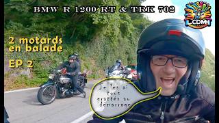 2 motards en balade Ep2. Road Trip Esterel, Alpes avec la BMW R 1200 RT et la TRK 702