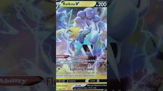 Raikou V thunder type pokemon hp = 200