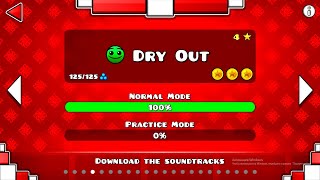 (Normal 4★) Geometry Dash - Level 4 - Dry Out - by RobTop - All Coins