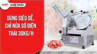 Máy cắt thịt đông lạnh QH-300AS: hiệu quả vượt trội, thái thịt cực nhanh